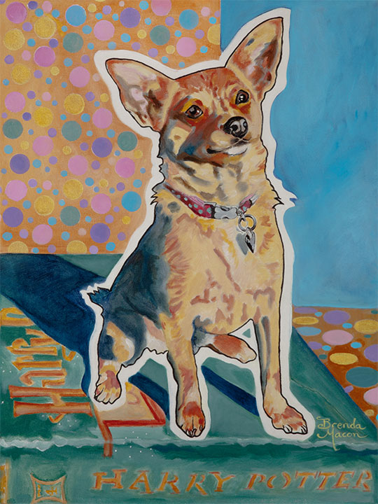Brenda Macon Dog Painting