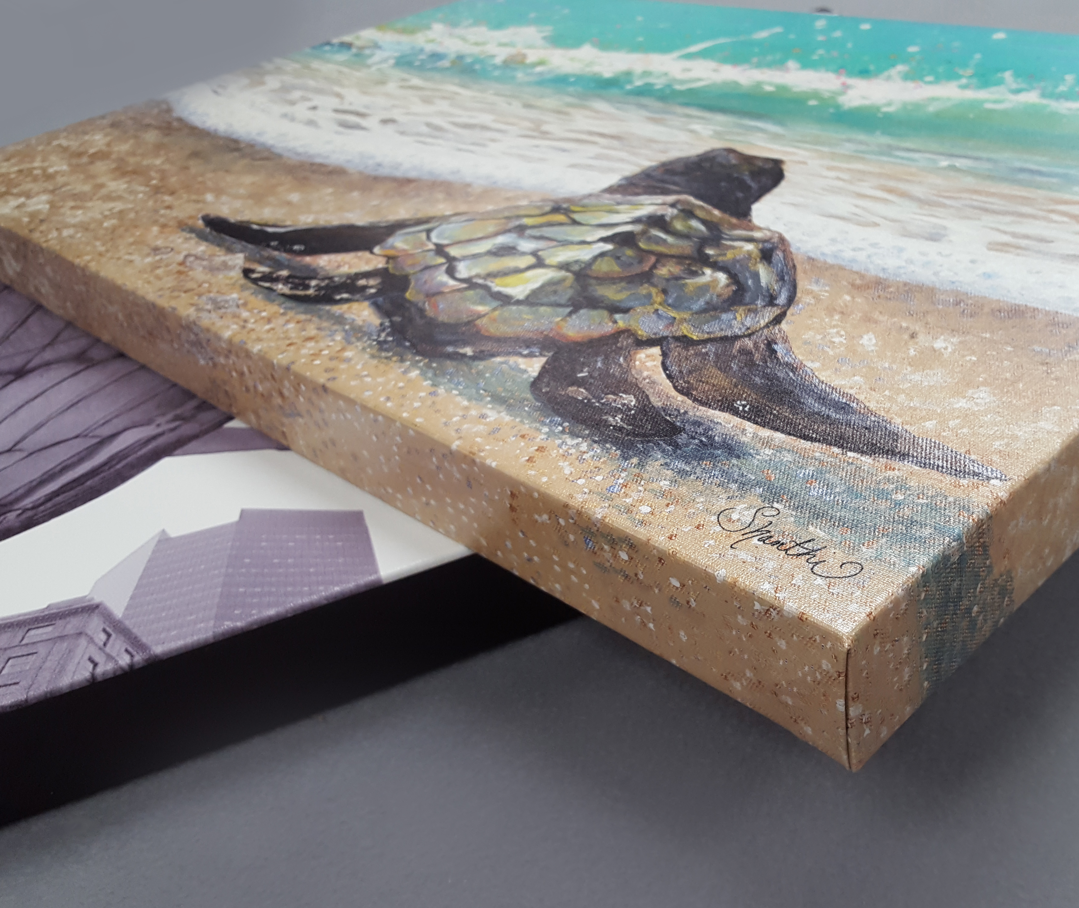Details about   A stunning Ltd Edition Custom Canvas Giclee measures 20"x30" by Maria Sharylen 